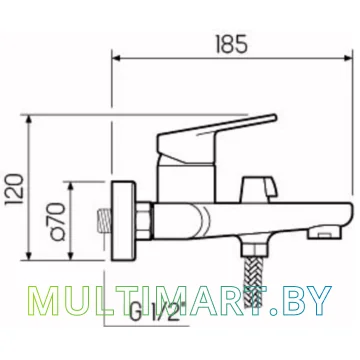 Смеситель РМС SL132-009E картинка 5